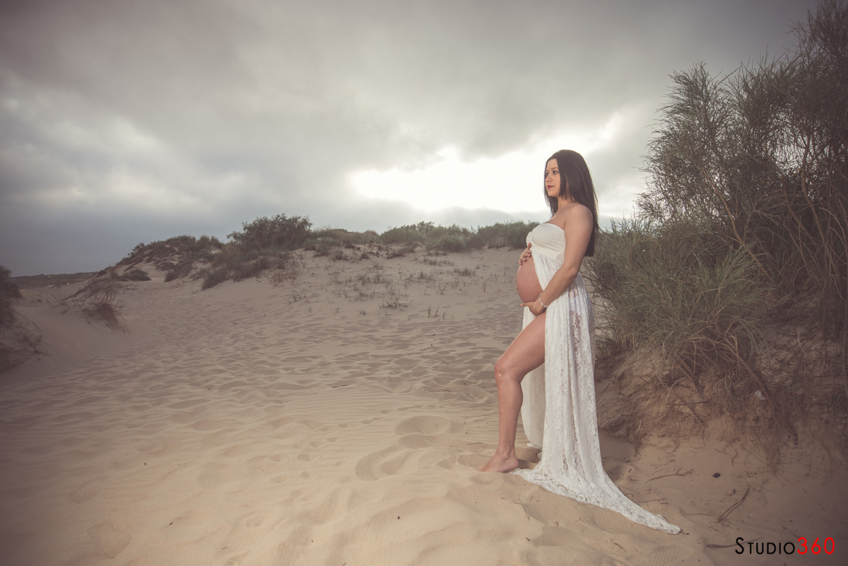 Embarazada Tarifa Punta Paloma dunas