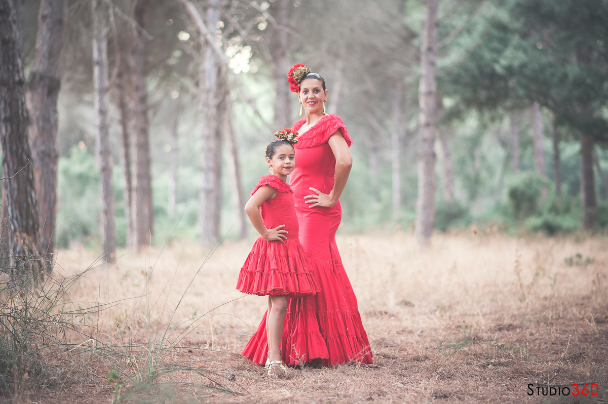 Flamenca feria traje