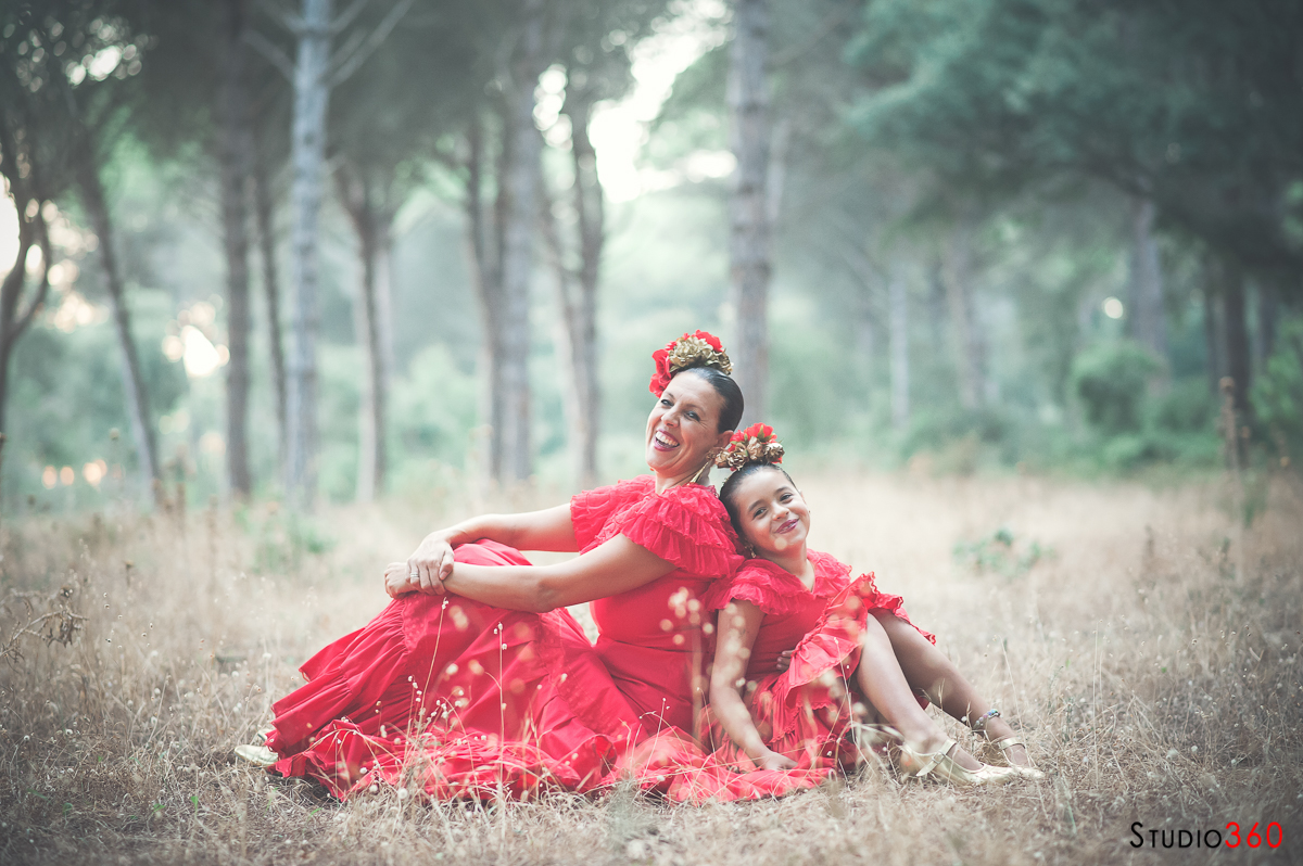 Flamenca feria traje